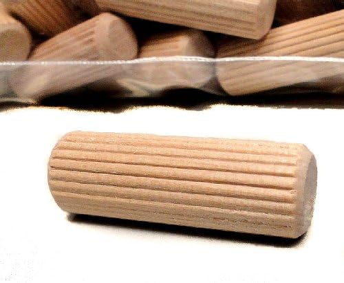 1/2" by 1 1/2" Fluted Dowel Pins, Package of 100 by Wood Carver Tools
