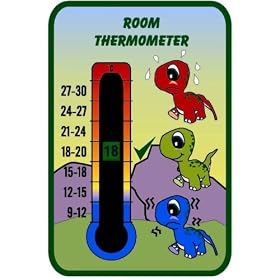 Baby Dinosaurs Nursery & Room Safety Temperature Thermometer