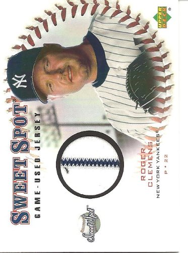 Roger Clemens 2001 Sweet Spot Game Jersey Card #JRog New York Yankees