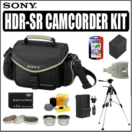 Deluxe Accessory Kit for the Sony Handycam Camcorder HDRSR10  HDRSR11  and HDRSR12