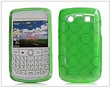 TPU Silicone Case Cover for BlackBerry Bold 9700 Green T27