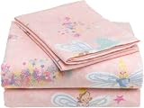 Pike Street 135-Gram Printed Flannel Full Sheet Set, Fairies