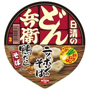 日清 どん兵衛 鴨だしそば 105g×12個