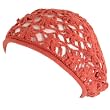 New Cotton Open Hand Knit Crochet Slouchy Beret Hat Pumpkin