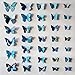 3D Butterfly 12PCS for Blue and 12 PCS For Purple Stickers Making Stickers Wall Stickers Crafts Butterflies