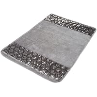 Popular Bath 'Sinatra Silver' 21X32 Bath Rug