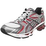 ASICS Men's GEL-Kinetic 3 Running Shoe,White/Onyx/Flame,11 M US