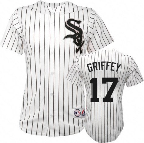 Ken Griffey Chicago White Sox Home MLB Replica Jersey
