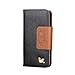 HILDA Phone Case for iPhone 5s iPhone SE iPhone 5 Wallet Case PU Leather Case Credit Card Holder Flip Cover Skin Black
