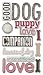 Sticko Phrase Cafe Epoxy Stickers, Dog