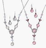 Avon Pretty Pastel 'Y' Necklace Gift Set Pink