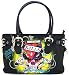 AUTHENTIC ED HARDY KRISTINE SATCHEL BAG - BLACK