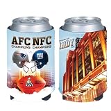 Super Bowl XLVI 46 Dueling Helmets Match Up New York Giants vs New England Patriots 2011 - 2012 Can Kaddy Koozie Cooler