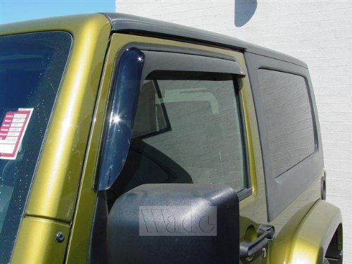 Wade 54160 Slim Windguard 2 Piece Jeep Wrangler 97-06