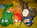 3 Pack Flingshot Slingshot Flying Frog Chicken Monkey Set (1 Each)