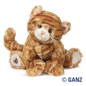 Webkinz Ginger Cat ORANGE MULTI