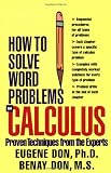 How to Solve Word Problems in Calculus