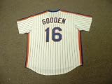 DWIGHT GOODEN New York Mets 1986 Majestic Cooperstown Throwback Home Baseball Jersey, XL