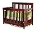 Mia Moda Jillian 4 in 1 Kingston Convertible Crib, Cherry