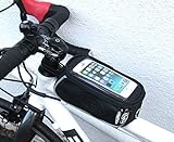 NEW Universal waterproof bike mobile phone frame bag. Ride Pro carbon style smart phone mount.