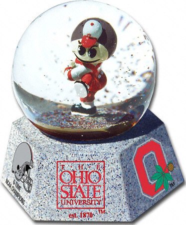 NCAA Ohio State Buckeyes Musical Snow Globe