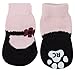 RC Pet Products PAWks Dog Socks, Paw Protection, Medium, Pink Mary Janes (62204080)