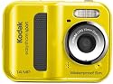 Kodak C135 EasyShare Sport Digitalkamera (14 Megapixel, 5-fach Digitalzoom, 6,1 cm (2,4 Zoll) Display, 5m wasserdicht, bildstabilisiert) gelb