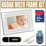Kodak Easyshare M820 8-inch Digital Frame Accessory Kit Bundle