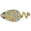 Little Gold Plated Mouse Animal Brooch Pin