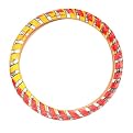 SweetSkinz Freestyle Street Hazarea Bike Tires - Red/ Yellow (20 x 2.25")