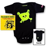 Rockabye Baby! Lullaby Renditions of Bob Marley + Rockabye Baby 100% Organic Cotton Onesie (Green)