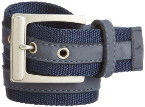 Tommy Bahama Men's Shoreline Belt, Navy, 36