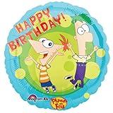 Phineas and Ferb Mylar birthday party balloon 18 inch
