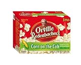 Orville Redenbachers Gourmet Microwavable Popcorn, Corn on the Cob, 3-Count Boxes (Pack of 12)