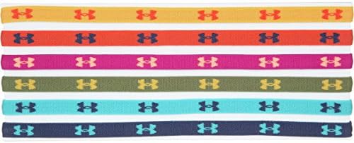 Under Armour Mini Headband - 6-Pack - Women's Faded Ink/Ranger/Clementine, One Size - Men's