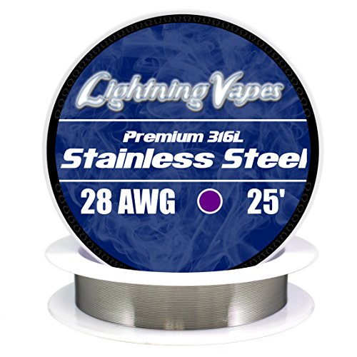 LV Stainless Steel 316L Wire 28 AWG - 25'