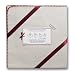 SwaddleDesigns Organic Ultimate Receiving Blanket - Natural with Strawberry Trim