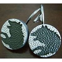 Howling Wolf Wolves Shower Curtain Rings Hooks