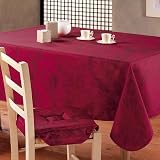 Nappe beton cire fuchsia rectangle 150x240cm
