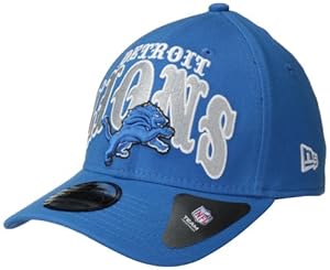 NFL Detroit Lions Curve Classic 39Thirty Flex Fit, Small/Medium