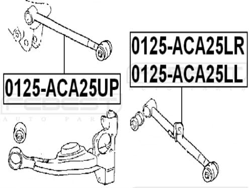 4872042020 - Rear Right Track Control Rod For Toyota - Febest