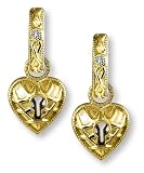 Quilted Heart Charms
