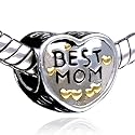 Heart Best Mom Charm Beads Fit Pandora Charms & Beads