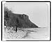 Historic Print (s): [man Standing On Banks Of The Hudson River Near The Palisades]