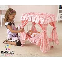 Comfy and Cozy Canopy Bed - DollKraft