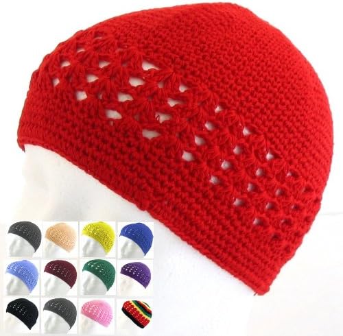 Knit Kufi Hat - Koopy Cap - Crochet Beanie