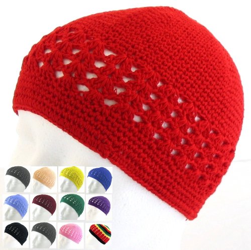 Knit Kufi Hat - Koopy Cap - Crochet Beanie