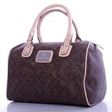 Giulia Pieralli Damen Glamour Handtasche Damentasche Tasche Henkeltasche Kunstleder