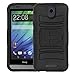 HTC 510 Case, HTC Desire 510 Holster Case, E LV HTC Desire 510 Case Cover - Dual Layer Armor Defender Protective Case Cover with Belt Swivel Clip for HTC Desire 510 with 1 Stylus