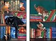 Large Print Double Deck Bridge Playing Cards - Well Read Cats
